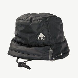 Moose Knuckles Black MFO Quilted Bucket Hat